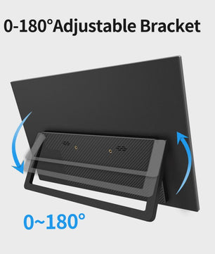 HGFRTEE 14.1" Draagbare Monitor - IPS Extra Scherm voor Laptop, Console & Telefoon