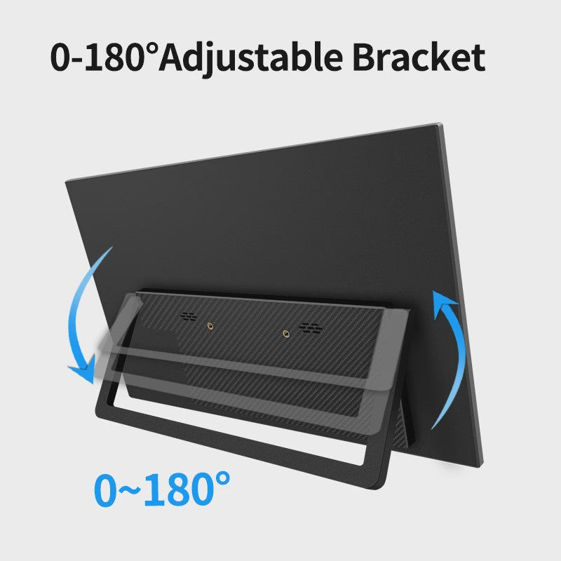 HGFRTEE 14.1" Draagbare Monitor - IPS Extra Scherm voor Laptop, Console & Telefoon