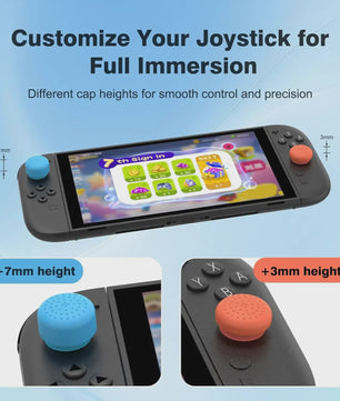 4/8 Stuks Siliconen Thumb Grips Caps voor Nintendo Switch Joy-Con Controllers - Verbeterde Grip en Precisie