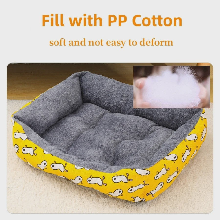 Warm Winter Huisdier Bed - Comfortabel Hondenkussen & Kattenmand voor Puppy's en Grotere Honden