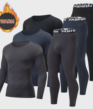 Heren Thermo Ondergoed Set - Winter Sport & Casual Basislaag
