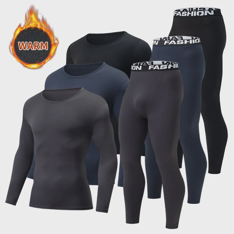 Heren Thermo Ondergoed Set - Winter Sport & Casual Basislaag