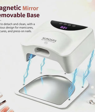 2-in-1 UV LED Nagellamp met Magnetische Basis & Slimme Sensor - Snel Drogen Gel Nagels