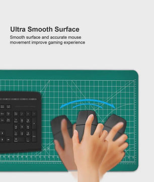 Cutting-Mat-white-on-black Mouse Pad Office Gaming Laptop Deskmat Anime Mousepad Gamer Keyboard Mouse Mat Computer Accessories