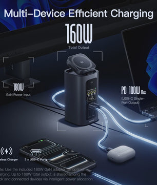 Baseus 15-in-1 USB-C Docking Station met 160W PD & 25W Draadloze Charger