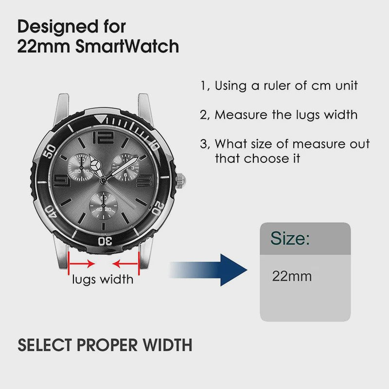 22mm Composiet Siliconen Bandje voor Huawei Watch GT 6/5/4 46mm & Watch 4/5 Pro