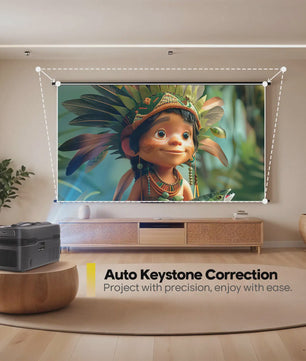 Magcubic HY450 Ultra Short Throw Projector: 900 ANSI Lumen, 1080P Native, 8K Support, Auto Focus & Offset