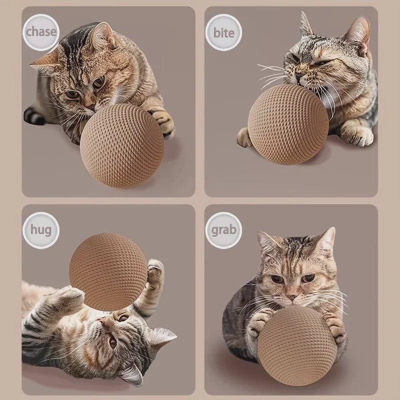 Grote Sisal Kattenbal: Interactief Krab-, Kauw- en Tandspeeltje voor Uren Speelplezier