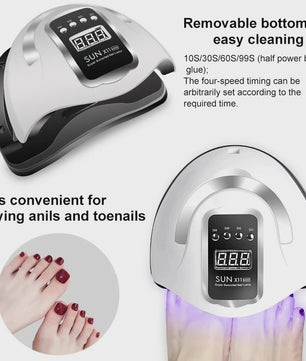 Professionele LED UV Nageldroger met LCD Display - Snel Gel Polish Drogen
