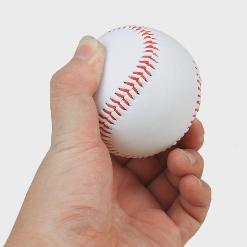 Set van 12 Baseball Softbal Trainingsballen - 9 Inch, Handgemaakt, Hard & Zacht