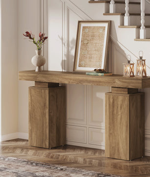 Lange Console Tafel 160 cm Hout - Entree Tafel Achter Bank - SediaXL