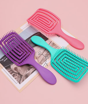 Professionele Haarborstel: Anti-statisch, Ontklit & Scalp Massage voor Salonkwaliteit Styling