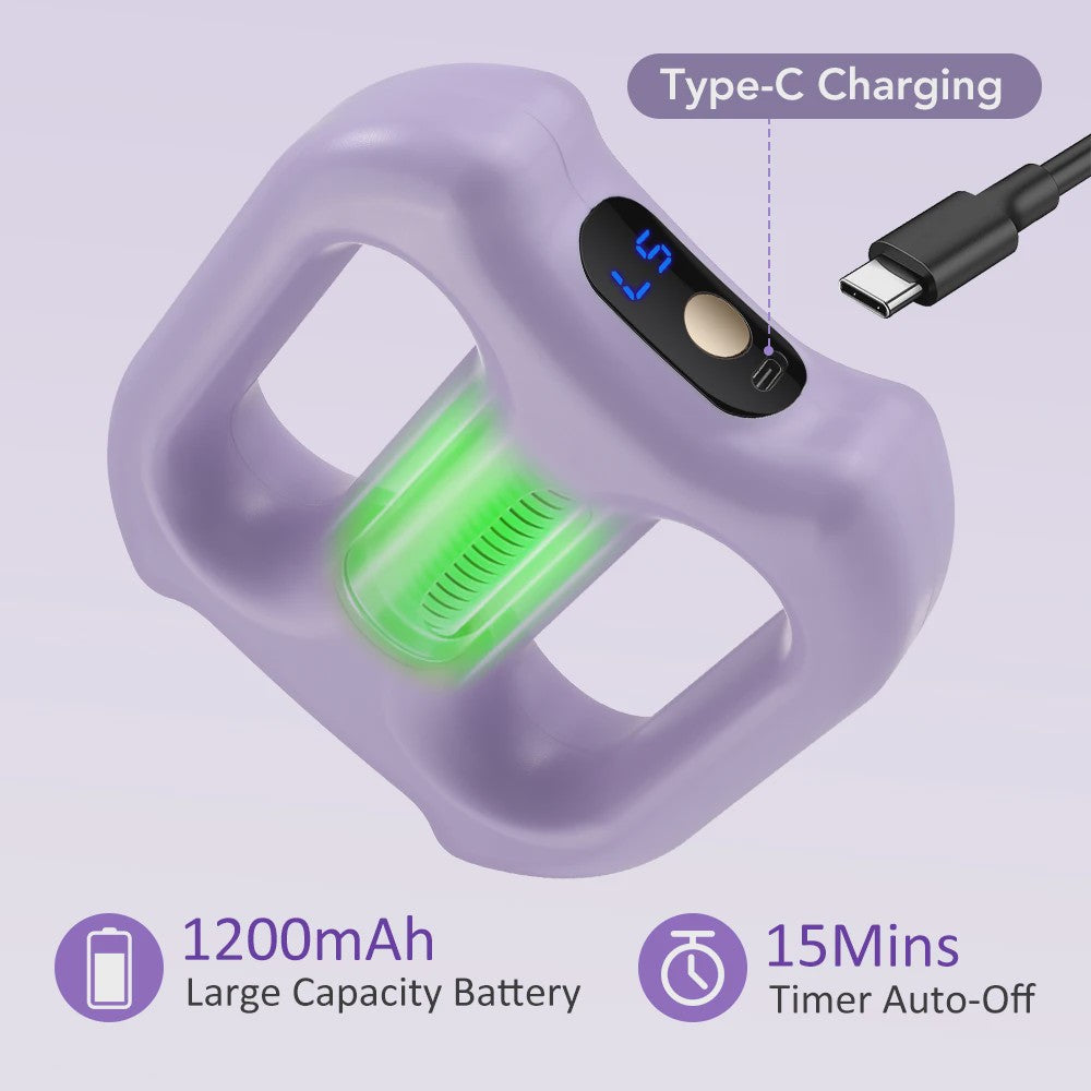 Elektrische Fascia Ring Massager met Band - 3 Modi, 5 Snelheden voor Spierontspanning & Lichaamsvorming