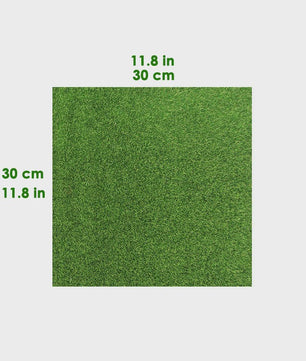 2x Kunstgras Tegels 30x30cm - Realistisch Decoratie Gras voor Tuin & DIY