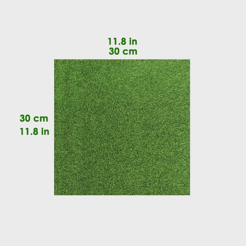 2x Kunstgras Tegels 30x30cm - Realistisch Decoratie Gras voor Tuin & DIY