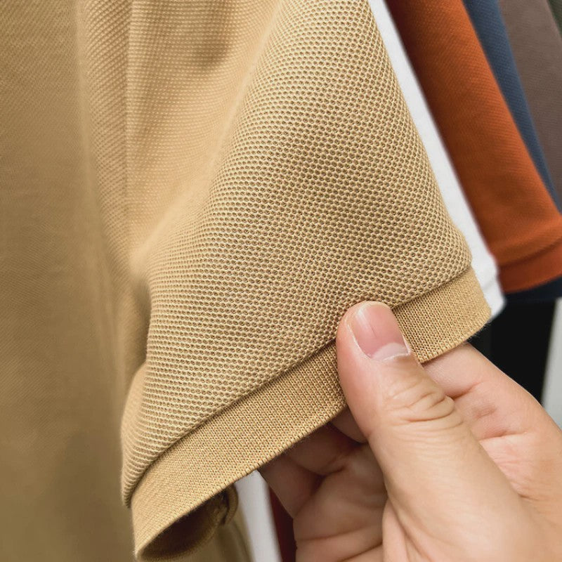 Heren Poloshirt Korte Mouw - 100% Gemerceriseerd Katoen, Ademend & Stijlvol voor Zomer, Golf & Casual