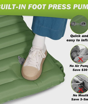 Extra Dikke Zelfopblaasbare Slaapmat - 10cm Dikte, Kamperen & Outdoor