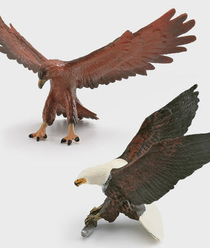 Realistische Roofvogel Figuren Set: Adelaar, Gier & Secretarisvogel - Educatief Speelgoed