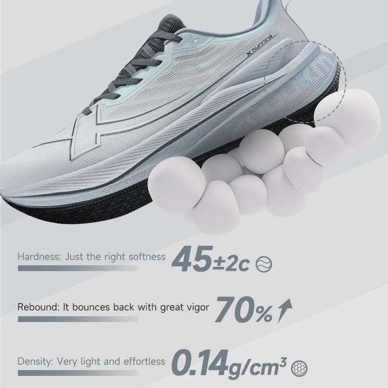Xtep 2000KM 3.0 Heren Hardloopschoenen - Lichtgewicht, Dempend & Slijtvast