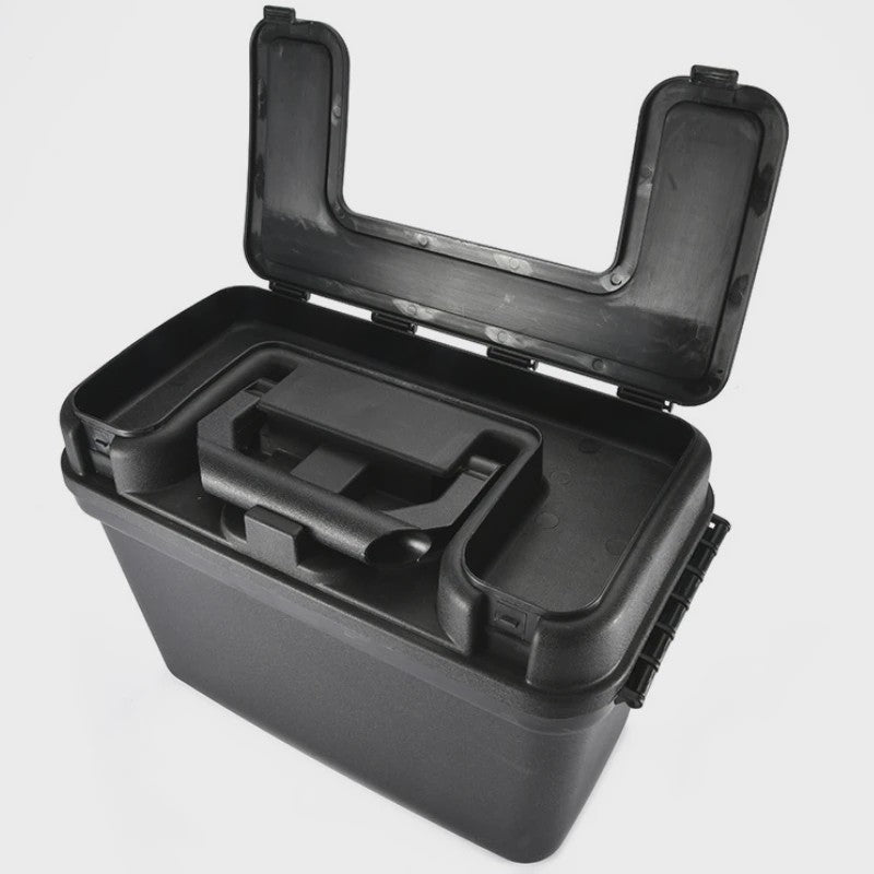 Robuuste Militaire Stijl Plastic Opslagbox met Handvat - Lichtgewicht & Sterk