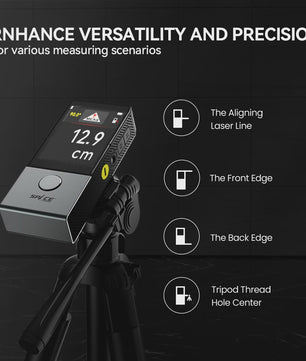 MILESEEY D9 Laser Afstandsmeter: Multifunctioneel met Wiel, Spraakuitvoer & Bluetooth