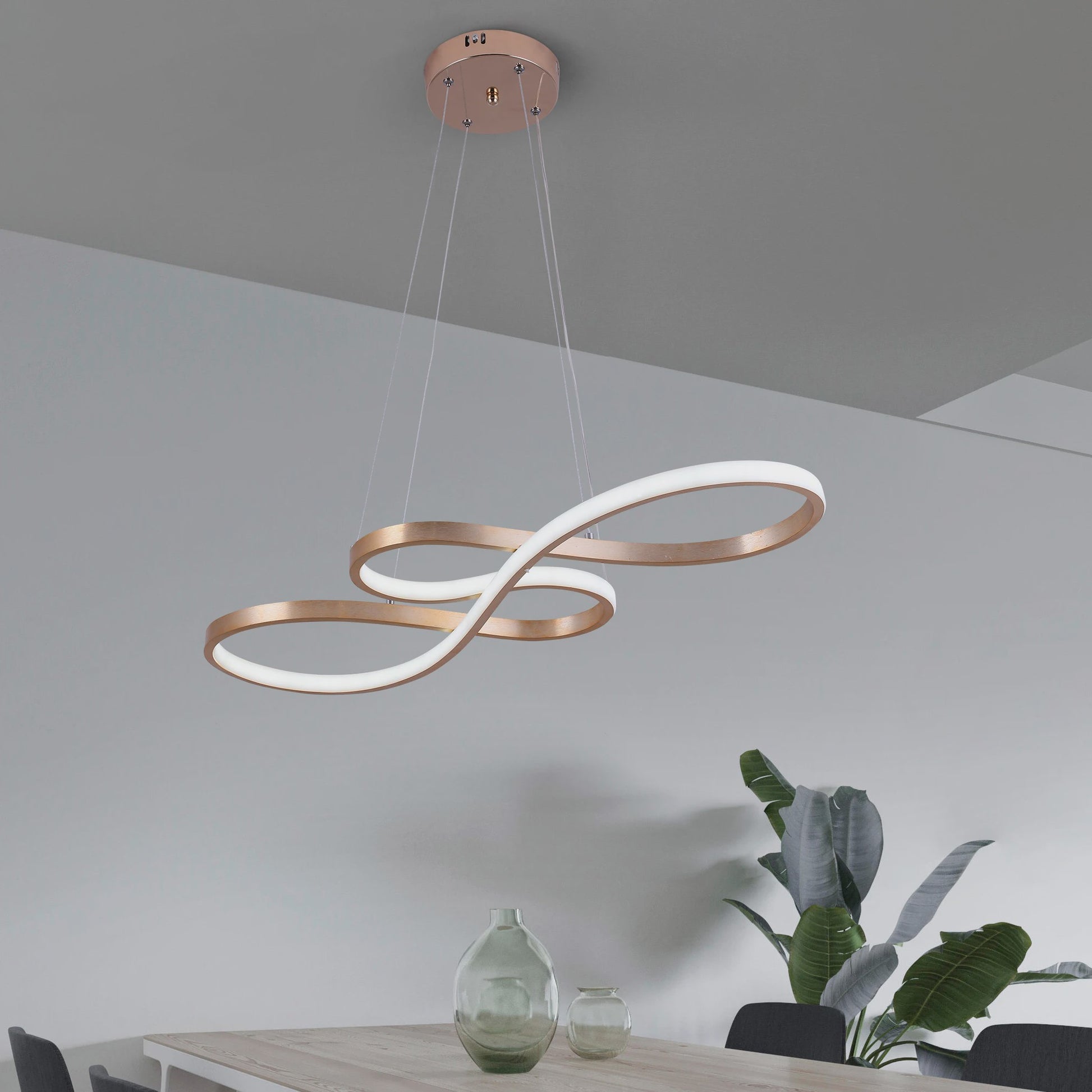 Moderne Acryl LED Hanglamp - Stijlvol Design, Dimbaar