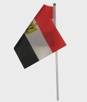 Egyptische Handvlaggetjes - Plastic Vlag op Stok voor Feesten en Evenementen