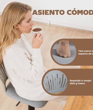 Set van 2 Zwarte Barstoelen met 360° Draai- en Hoogteverstelling (84-105 cm)