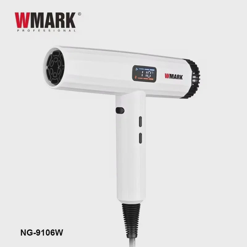 WMARK NG-9106W Professionele Haardroger - Warmte/Koude Instelling & Negatieve Ion Technologie