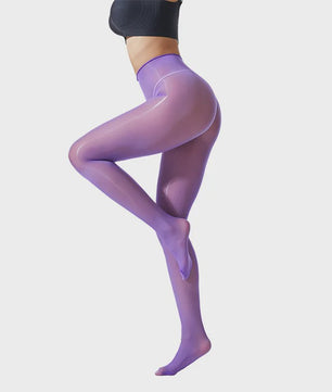 Glanzende 20D Pantyhose met Sparkle - Hoge Taille & Dans Tights