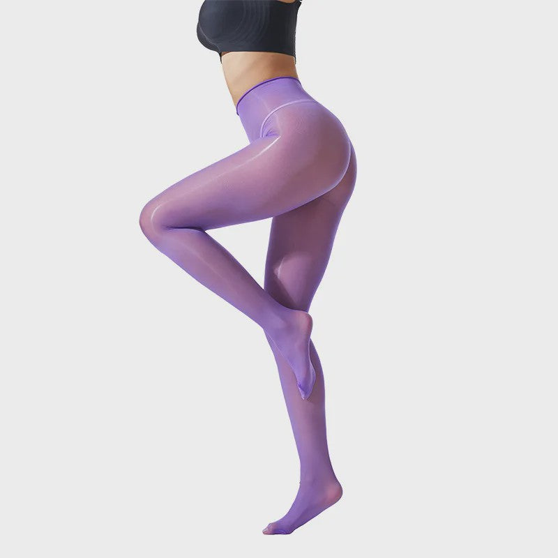 Glanzende 20D Pantyhose met Sparkle - Hoge Taille & Dans Tights