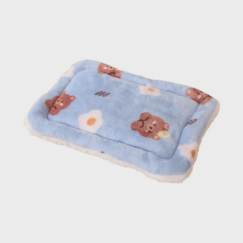 Zacht Pluche Huisje & Mat voor Kleine Huisdieren - Warm & Comfortabel