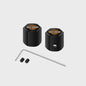 Set Aluminium Ventieldopjes Anti-diefstal voor Harley Davidson Motorfietsen (Softail, Sportster)
