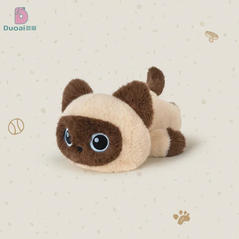 Pluche Kat Sleutelhanger - Schattig Pluche Dier Cadeau voor Kinderen & Volwassenen