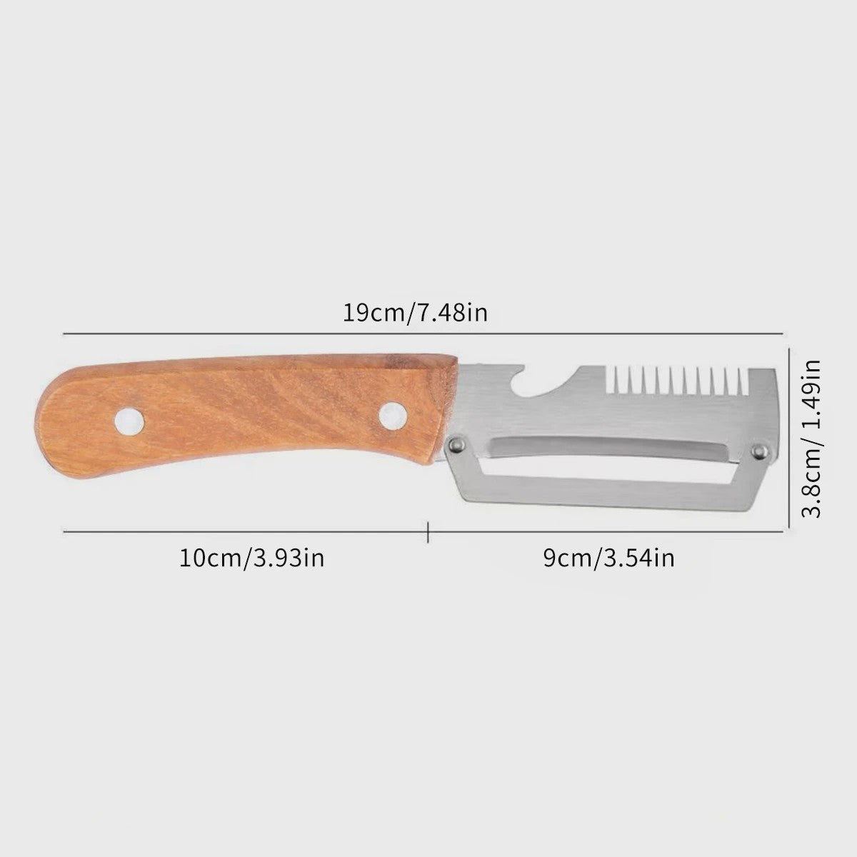 Multifunctionele 3-in-1 RVS Dunschiller: Groente, Fruit & Flesopener