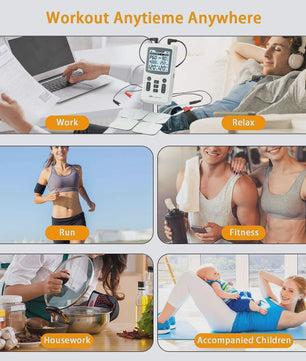 4-in-1 Spierstimulator met 60 Modi: TENS, EMS, IFC & Russische Puls Therapie