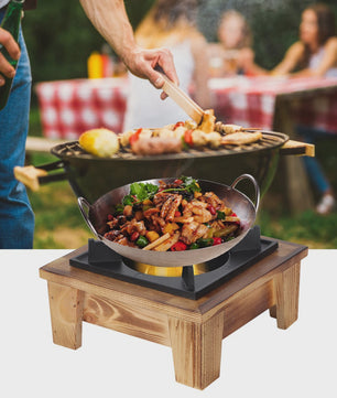 Draagbare Houtskooloven & Barbecue - Compacte Keukenuitrusting voor Buiten