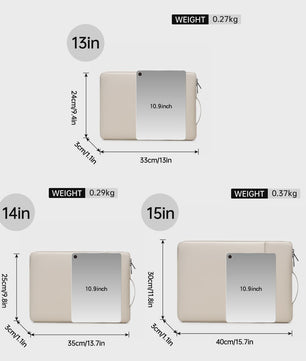 Universele Laptop Sleeve 13.3-15.6 inch - Beschermhoes met Handvat & Extra Vak