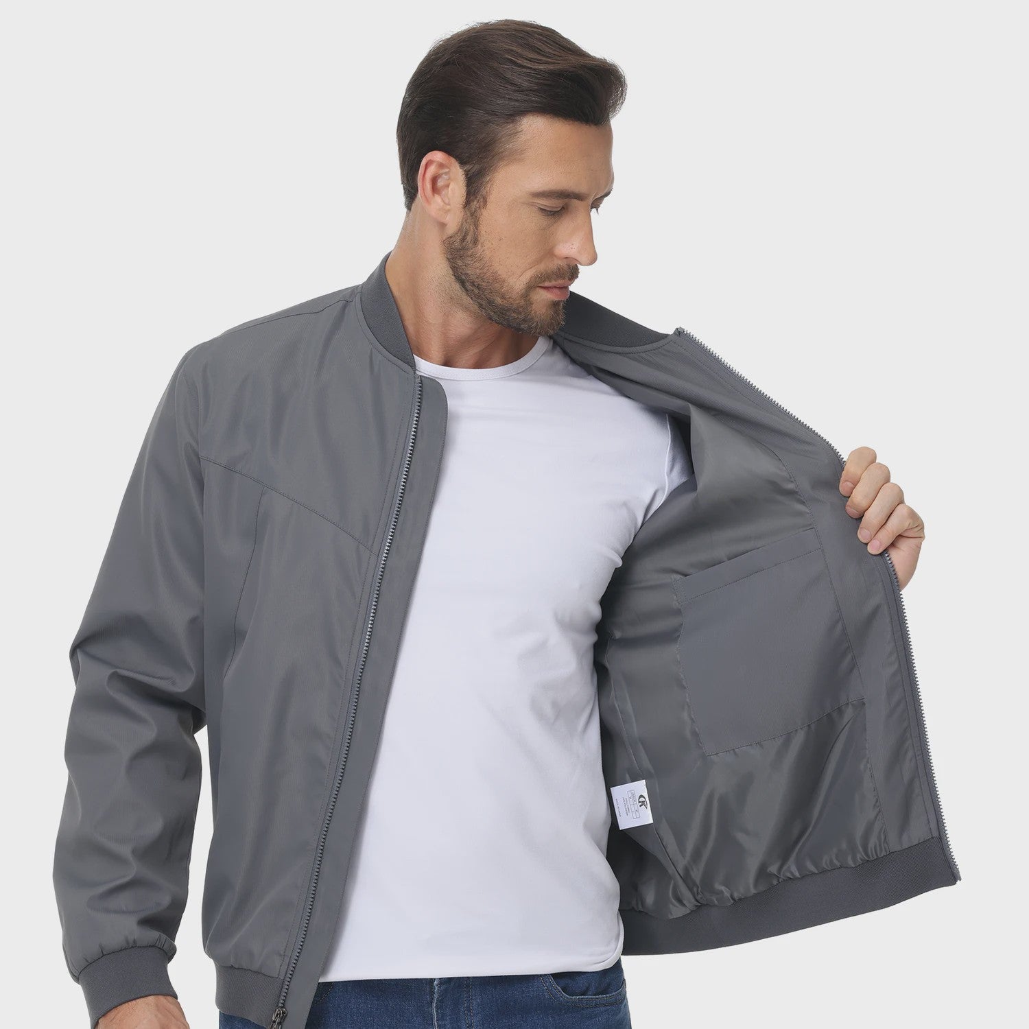 Lichtgewicht Heren Windjack - Casual Baseball Jas met Binnenzak
