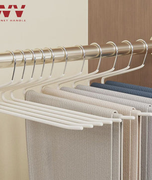 Anti-slip Gansvormige Broekenhanger - Ruimtebesparend Kledingrek voor Garderobe