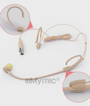 Hoogwaardige Zang Headset Microfoon - Unidirectioneel met 3.5mm/4-pin/3-pin Jack