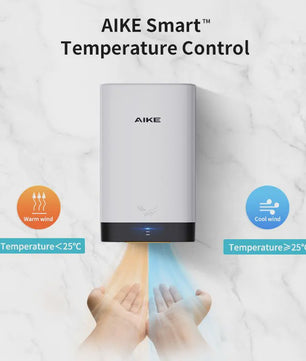 AIKE Automatische Handdroger - Snel & Efficiënt 900W Wandmodel