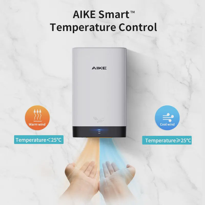AIKE Automatische Handdroger - Snel & Efficiënt 900W Wandmodel