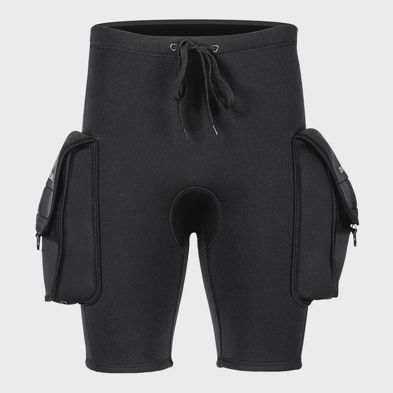 Duikshort 3mm Neopreen Heren - Waterdichte Shorts met Zakken voor Watersport