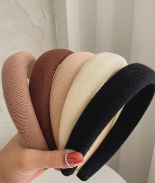 Modieuze Dames Hoofdband - Zachte Sponge Band voor Gezichtswas & Stijl