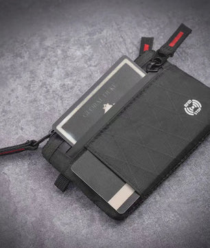 Ultra-dunne RFID Portemonnee met Rits - Anti-diefstal Kaarthouder Unisex