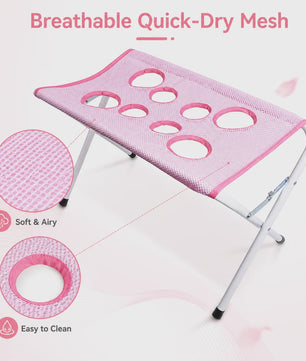 Opvouwbare Honden & Katten Grooming Hammock Stand - Sneldrogend Mesh voor Baden & Nagels Knippen