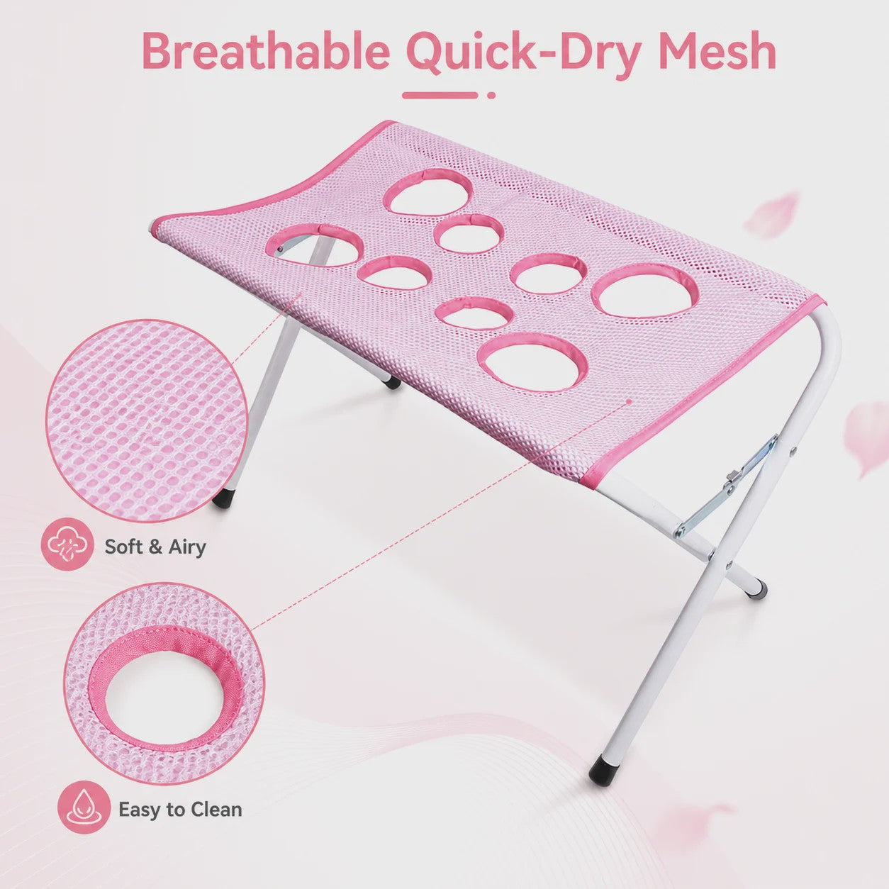 Opvouwbare Honden & Katten Grooming Hammock Stand - Sneldrogend Mesh voor Baden & Nagels Knippen