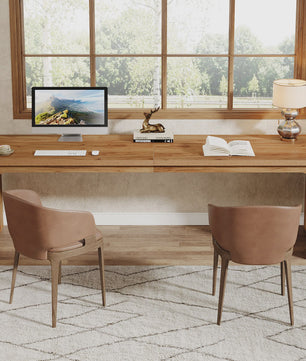Dubbel Bureau 180cm Breed - Ruim Werkbureau voor Kantoor of Thuis - PC Tafel - Eettafel