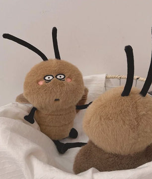 Grappige Kakkerlak Knuffel - Schattig Pluche Speelgoed Cadeau & Hanger